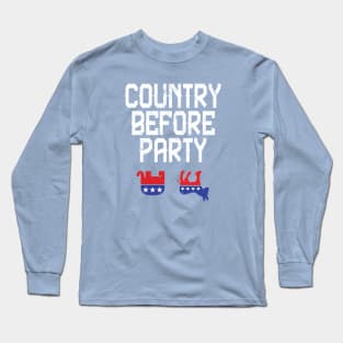 Country Before Party Long Sleeve T-Shirt